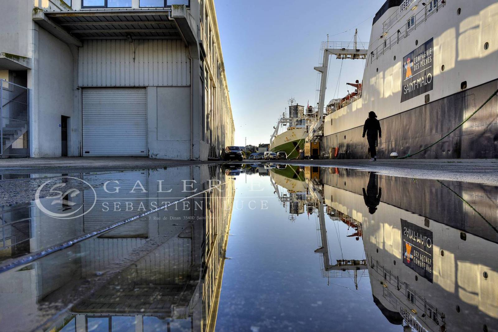 Zone Portuaire - Saint Malo - Photographie Photographies par thématiques Galerie Sébastien Luce