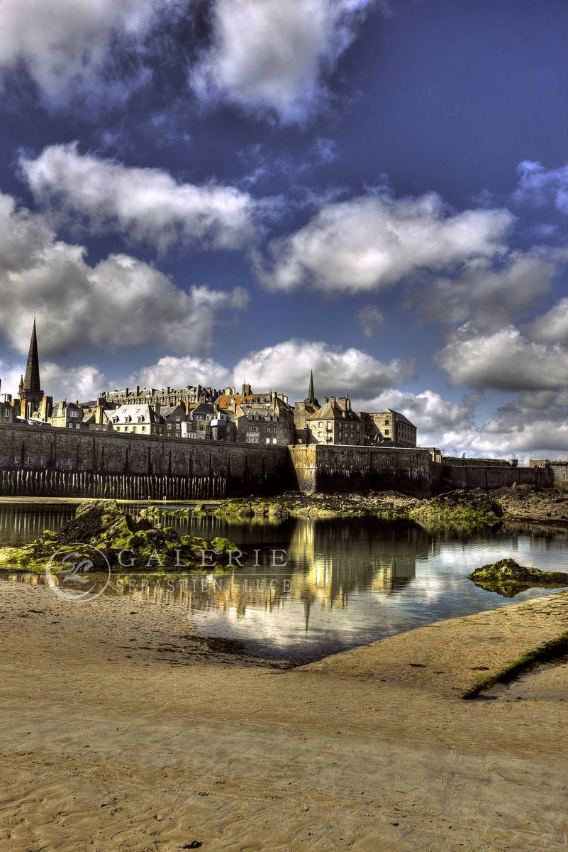 Saint Malo -  Miroitement Malouin - Photographie Photographies par thématiques Galerie Sébastien Luce
