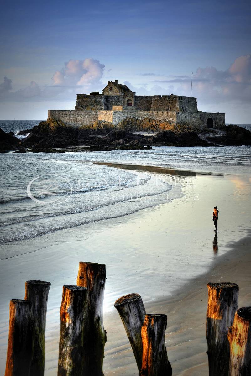 Seul sur le sable - Photographie Photographies par thématiques Galerie Sébastien Luce