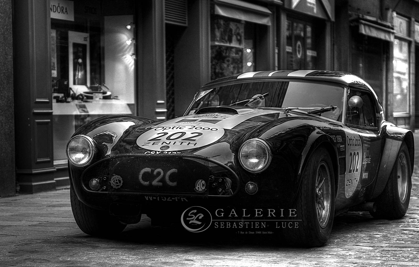 Galerie Sébastien Luce Photographies AC Cobra Noir et Blanc