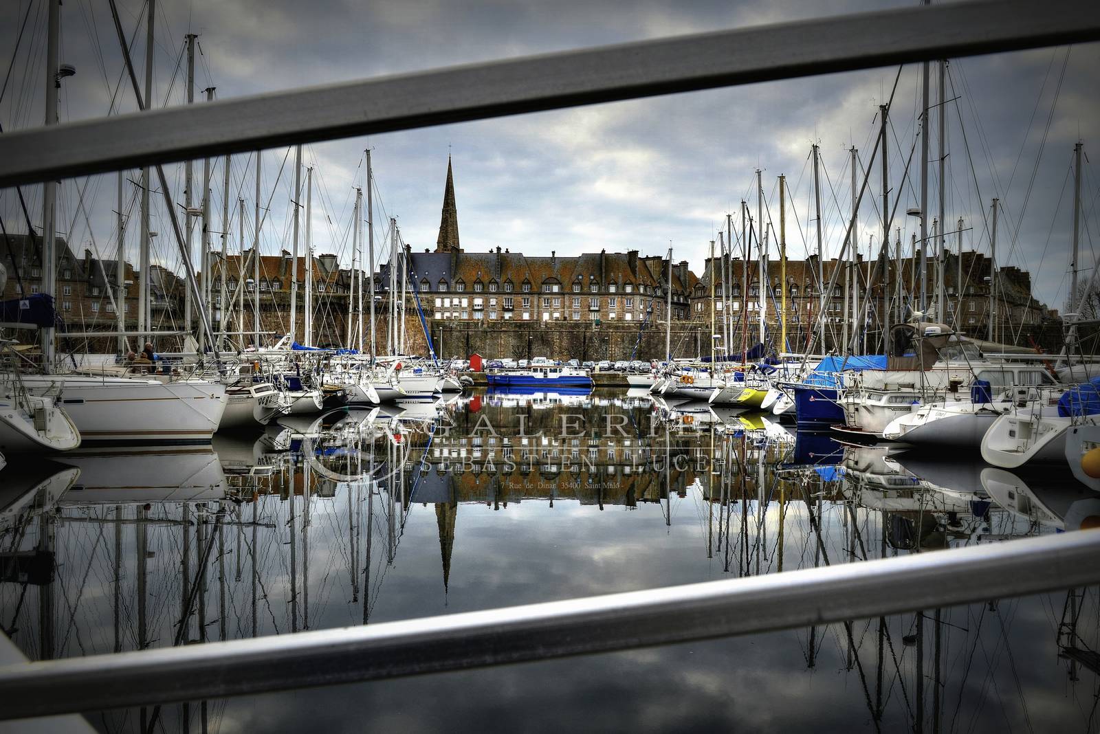 Passerelle sur Saint Malo - Photographie Photographies par thématiques Galerie Sébastien Luce