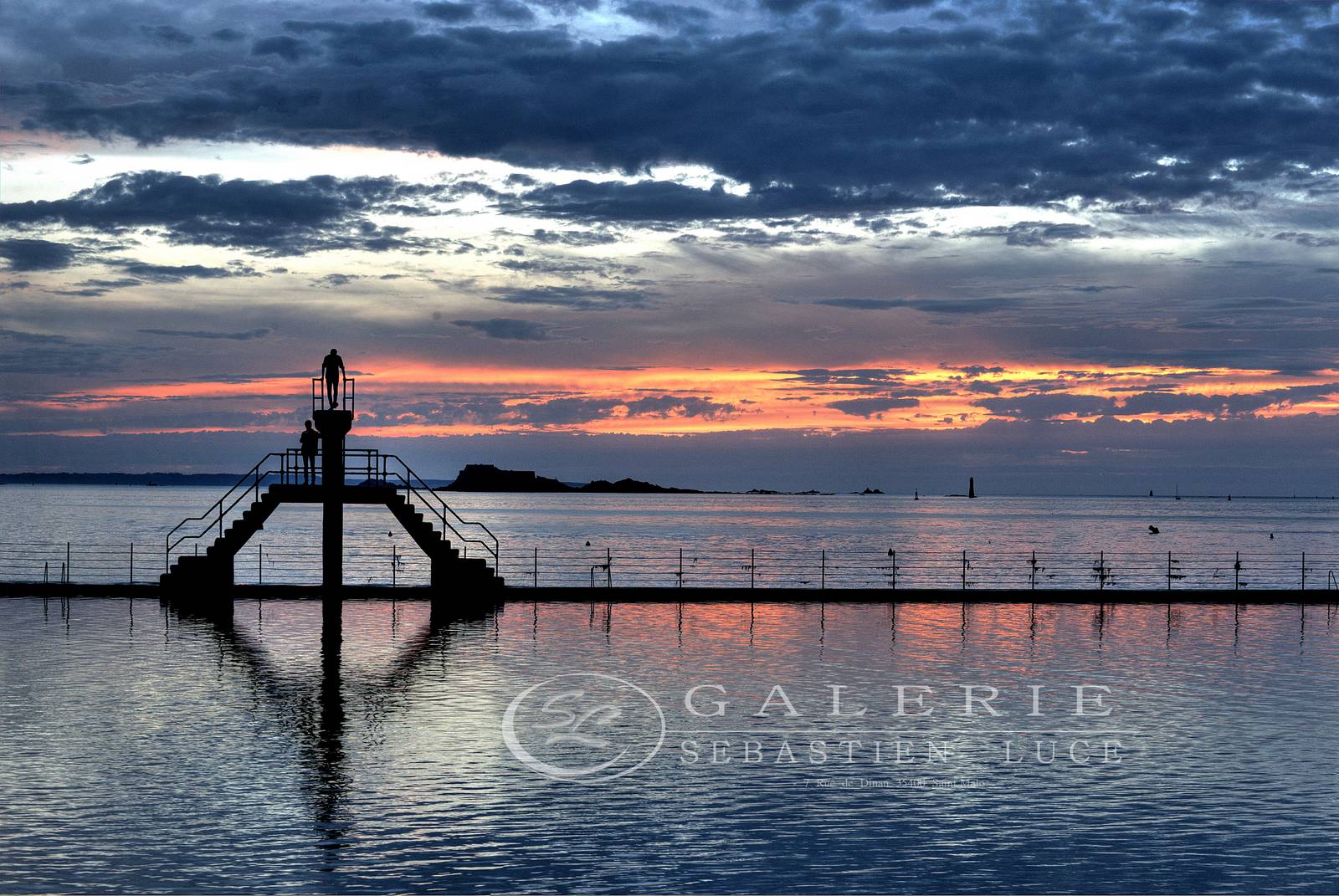 Galerie Sébastien Luce Photographies Plongeon Au Crépuscule