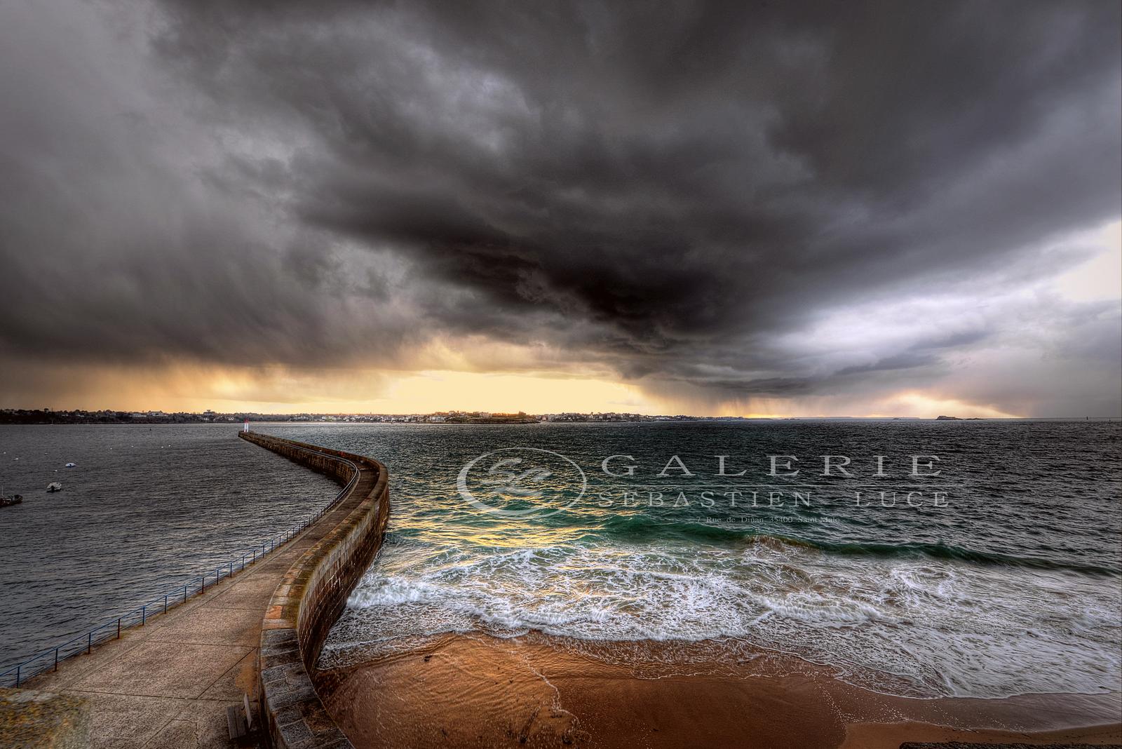 Photographies Saint Malo Plage Du Môle Galerie Sébastien Luce
