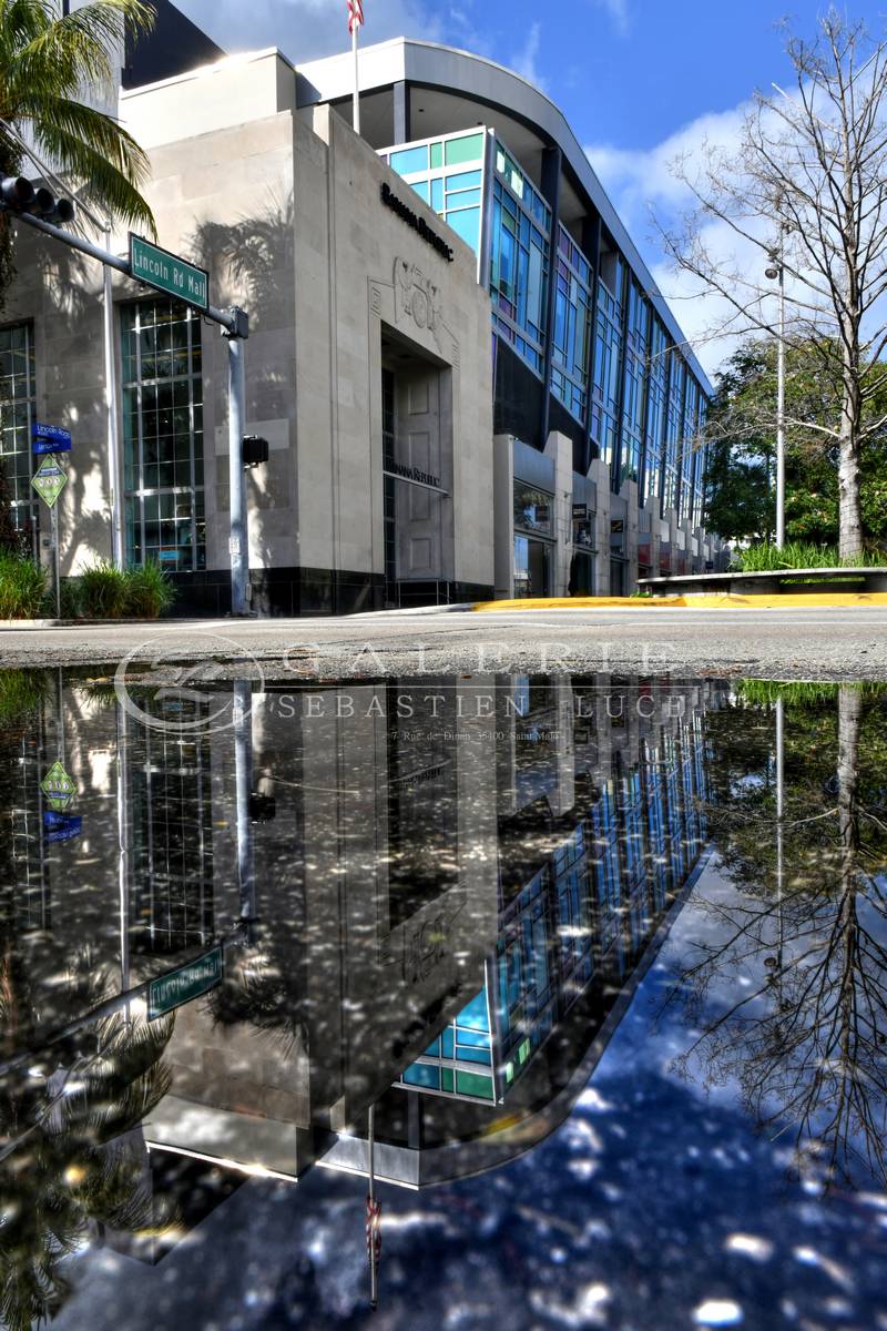 Réflection Road - Photographie Photographies par thématiques Galerie Sébastien Luce