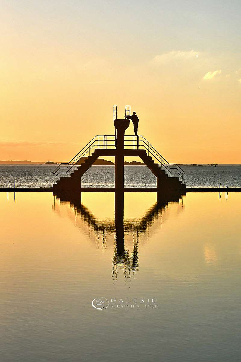 haut perché - saint malo  - Photographie Photographies par thématiques Galerie Sébastien Luce