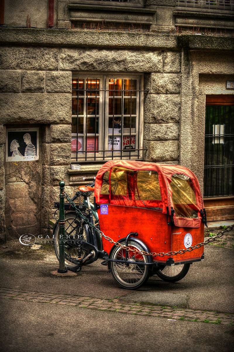 le triporteur - saint Malo - Photographie Photographies par thématiques Galerie Sébastien Luce