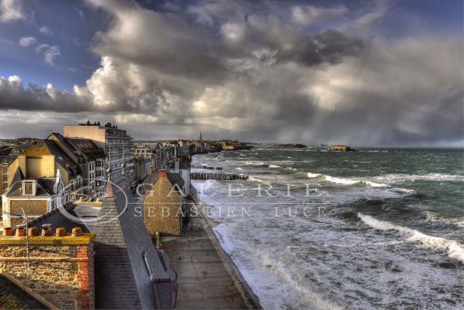 Vue Mer sur Saint Malo - Photographie Photographies d'art en édition limitée Galerie Sébastien Luce