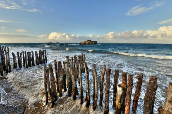 le sillon en mouvement - Saint Malo   - Photographie Photographies d'art en édition limitée Galerie Sébastien Luce