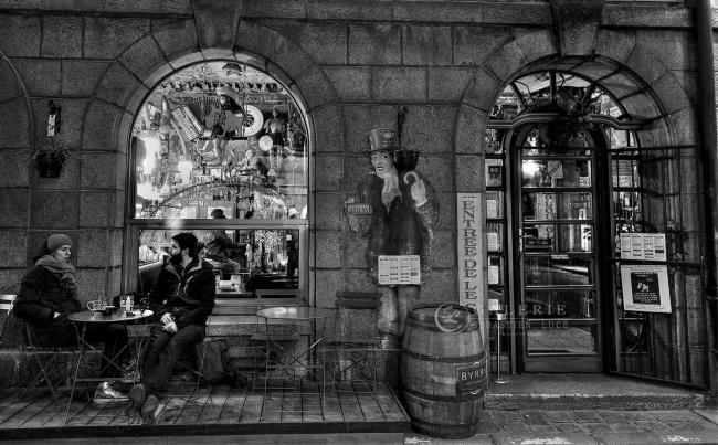 Le Café du Coin - Saint Malo - Photographie Photographies par thématiques Galerie Sébastien Luce