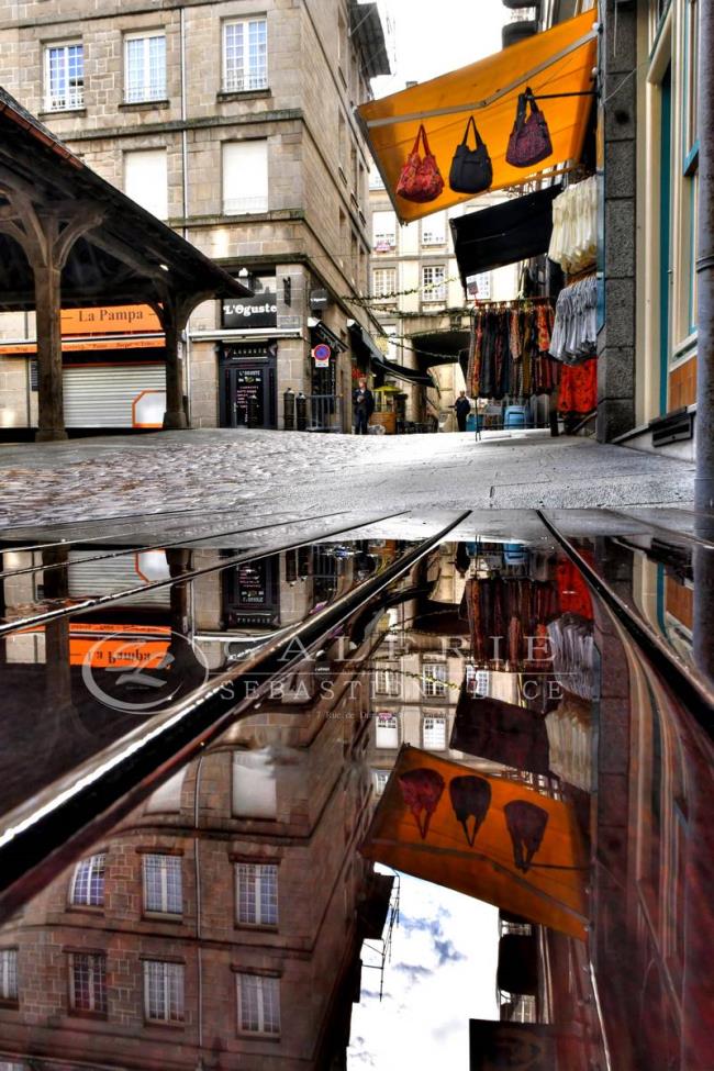 Saint Malo la tête en Bas - Photographie Photographies d'art en édition limitée Galerie Sébastien Luce