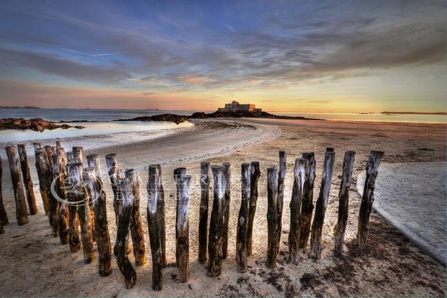 Sunset sur Le Fort National - Photographie Photographies d'art en édition limitée Galerie Sébastien Luce
