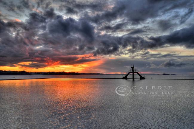 Embrasement du ciel - Saint Malo - Photographie Photographies d'art en édition limitée Galerie Sébastien Luce