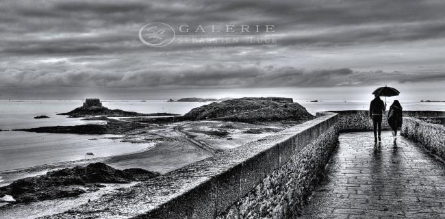 les parapluies de Saint Malo - Photographie Photographies par thématiques Galerie Sébastien Luce