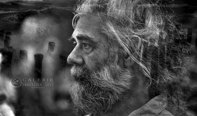 L´homme et la Mer - Photographie Photographies d'art en édition limitée Galerie Sébastien Luce