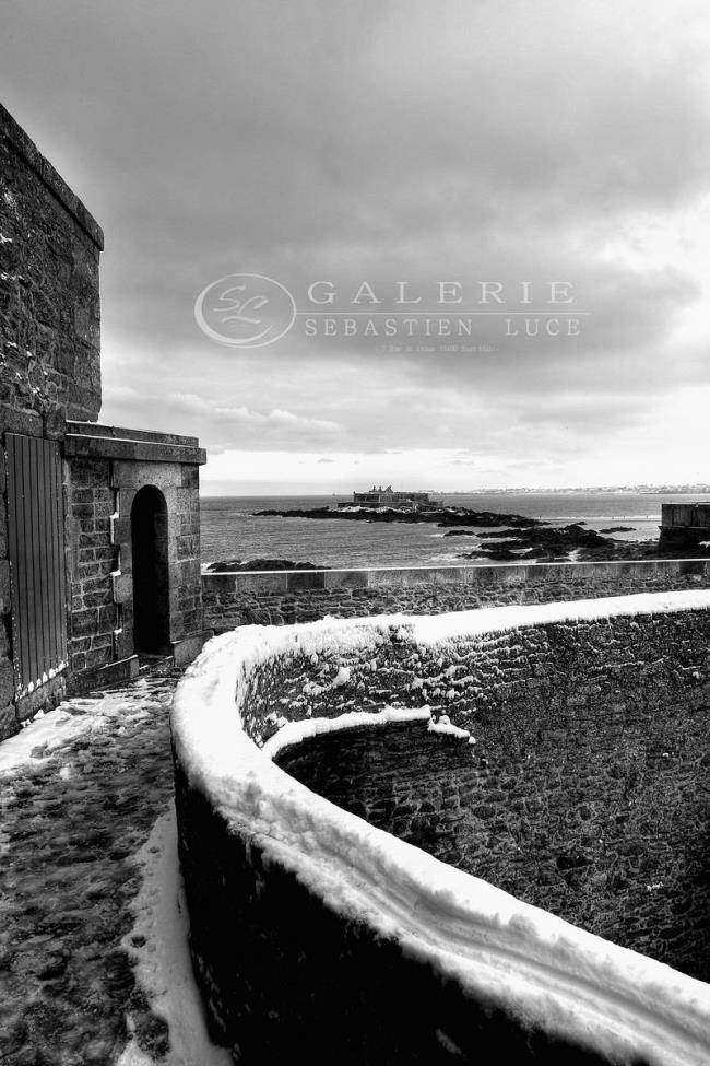 Courbe Blanche -St Malo - Photographie Photographies d'art en édition limitée Galerie Sébastien Luce