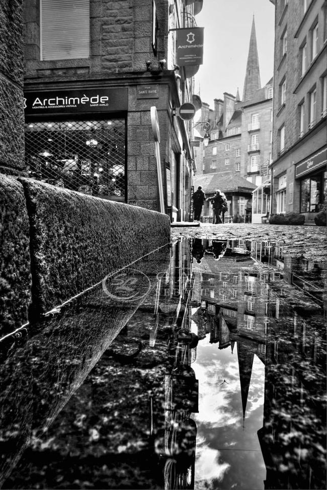 Saint Malo en ligne de mire - Photographie Photographies par thématiques Galerie Sébastien Luce