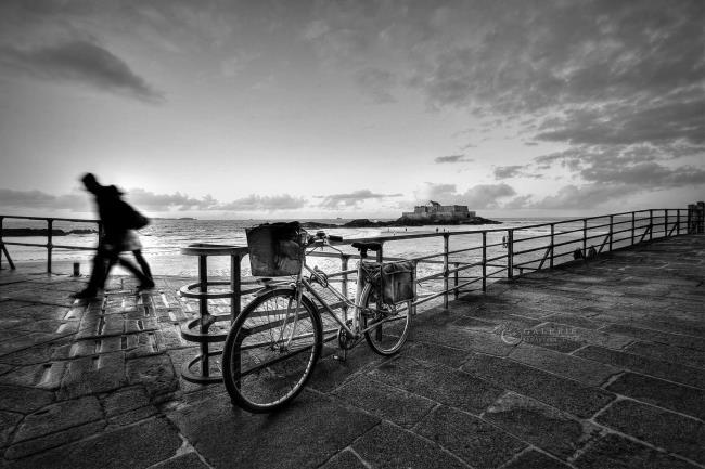 Bretagne à Vélo  - Photographie Photographies d'art en édition limitée Galerie Sébastien Luce