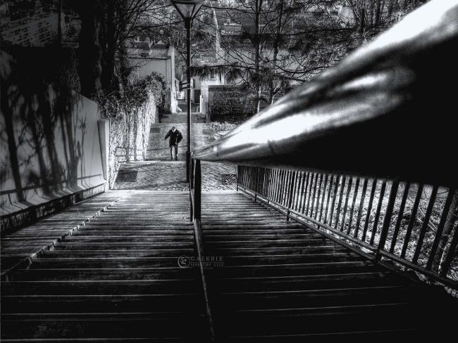 Lâcher la rampe   - Photographie Photographies d'art en édition limitée Galerie Sébastien Luce
