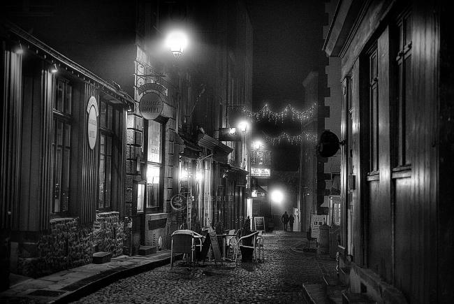 Intra-Muros de Nuit - Saint Malo - Photographie Photographies par thématiques Galerie Sébastien Luce