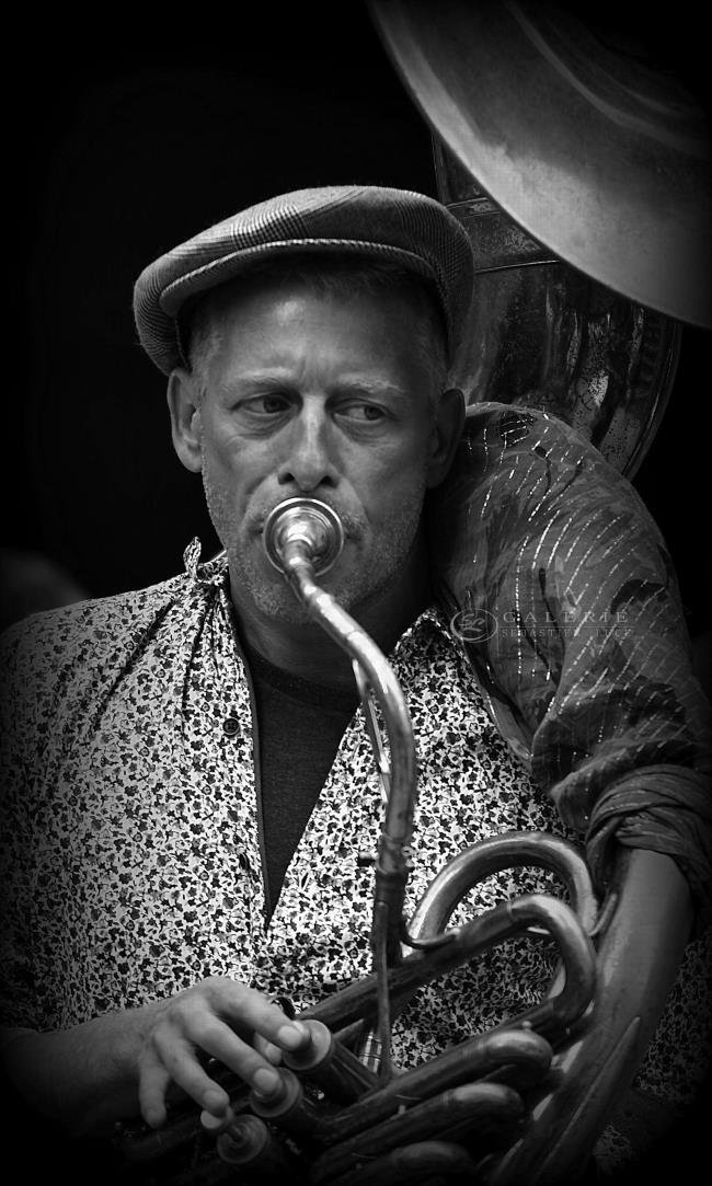 Jazz Man - St Malo  - Photographie Photographies d'art en édition limitée Galerie Sébastien Luce