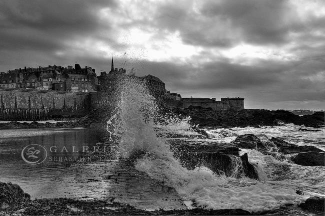 Eruption Maritime - St Malo - Photographie Photographies par thématiques Galerie Sébastien Luce