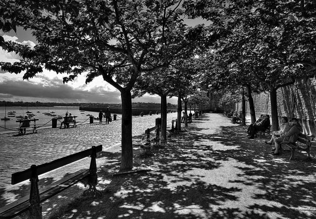 Sur les bancs de Saint Malo - Photographie Photographies par thématiques Galerie Sébastien Luce