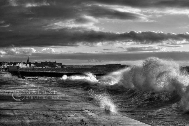 St Malo Marée Montante - Photographie Photographies par thématiques Galerie Sébastien Luce
