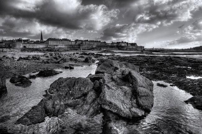 Marée Basse - Saint Malo - Photographie Photographies par thématiques Galerie Sébastien Luce