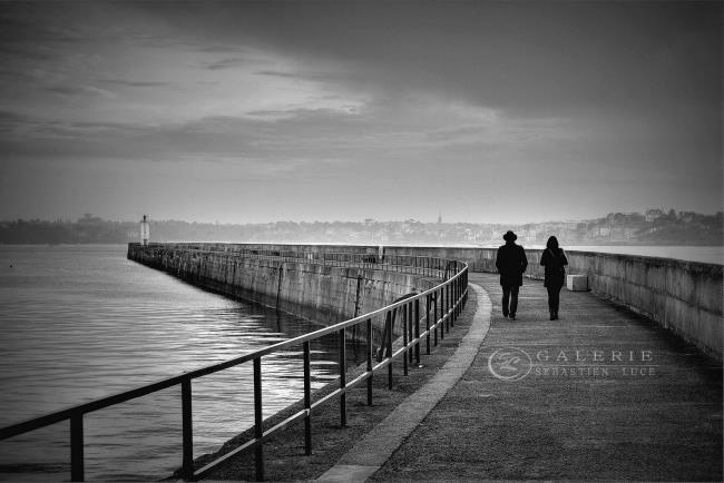 Le Môle - St Malo - Photographie Photographies par thématiques Galerie Sébastien Luce