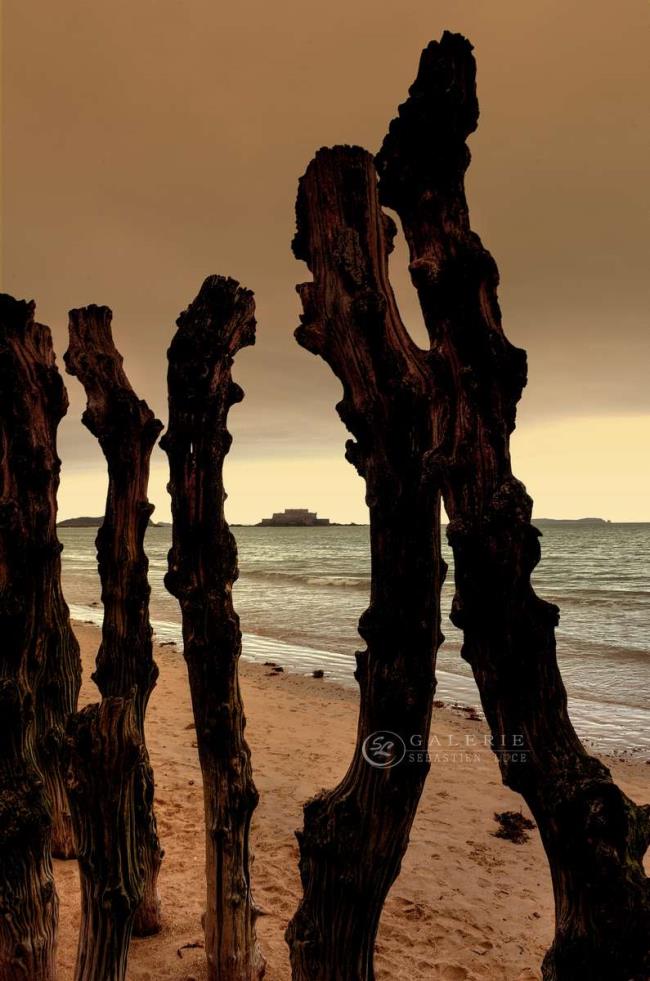 Tempête de Sable - Saint Malo - Photographie Photographies d'art en édition limitée Galerie Sébastien Luce