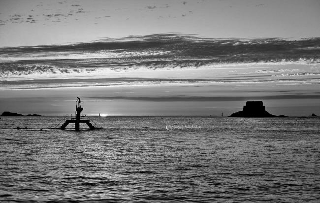 du haut des marches - saint malo - Photographie Photographies par thématiques Galerie Sébastien Luce