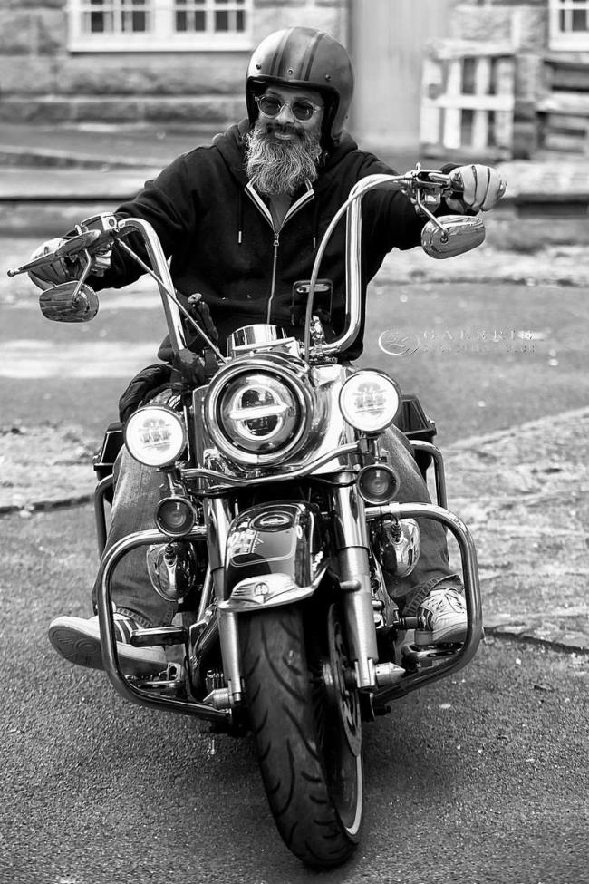biker - saint malo - Photographie Photographies d'art en édition limitée Galerie Sébastien Luce