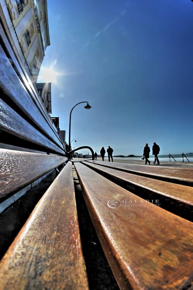 banc du sillon - st malo  - Photographie Photographies d'art en édition limitée Galerie Sébastien Luce
