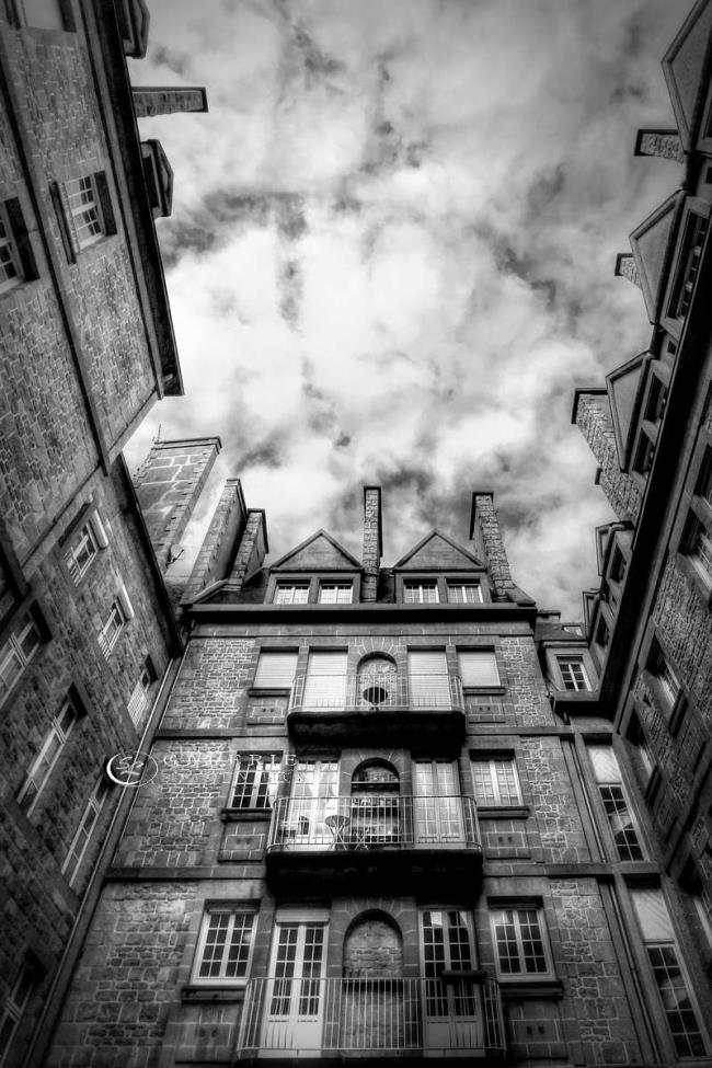 saint malo dans les cieux  - Photographie Photographies d'art en édition limitée Galerie Sébastien Luce