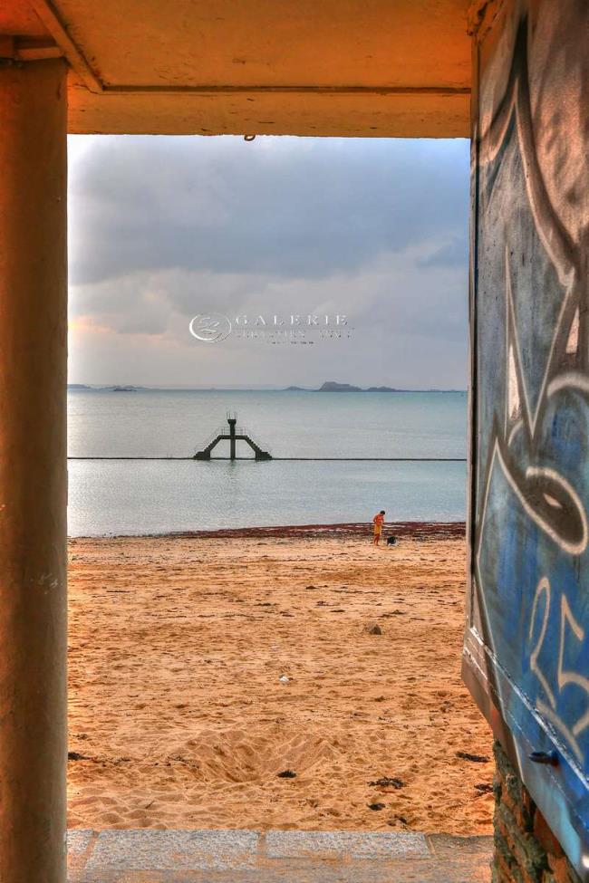 Bain de Mer - saint malo  - Photographie Photographies d'art en édition limitée Galerie Sébastien Luce