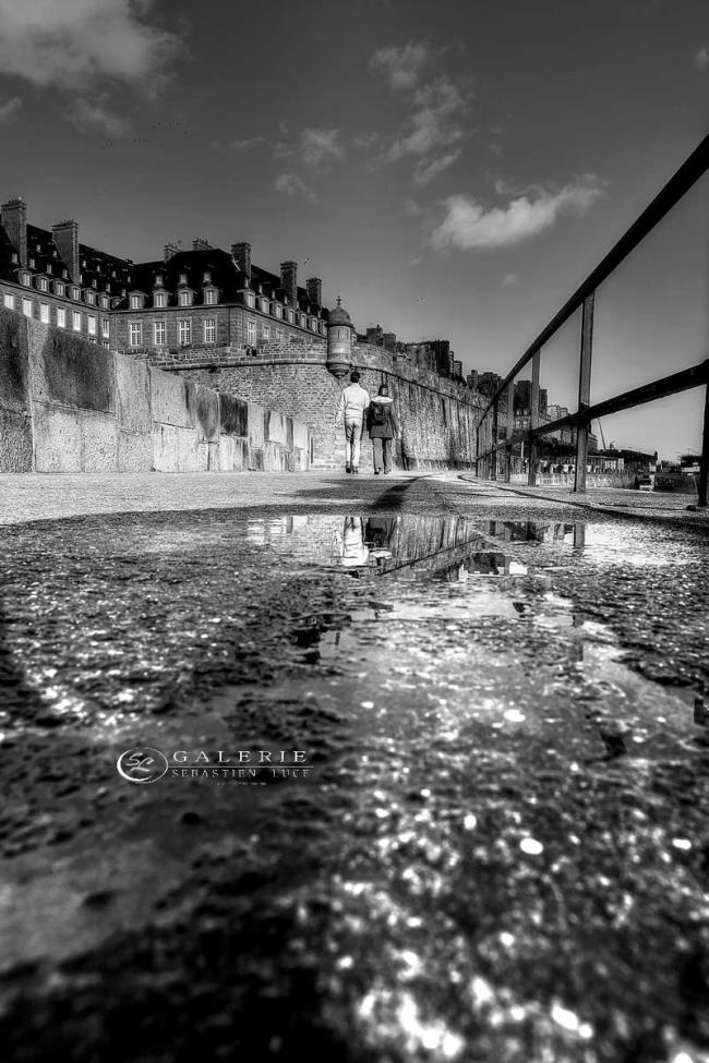 amoureux de saint malo - Photographie Photographies par thématiques Galerie Sébastien Luce