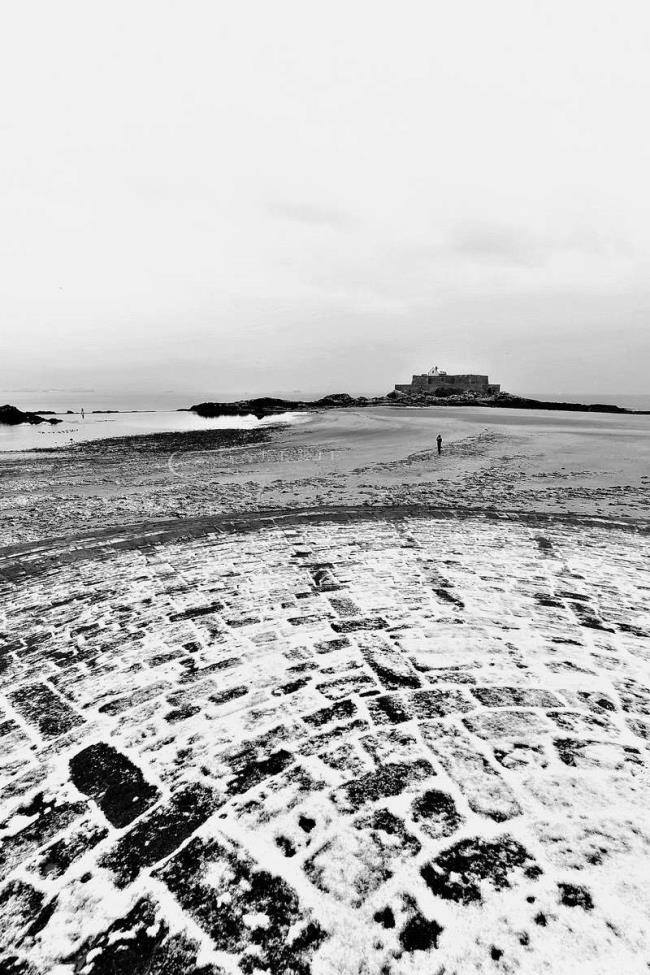Monochrome de Glace - Saint Malo - Photographie Photographies par thématiques Galerie Sébastien Luce