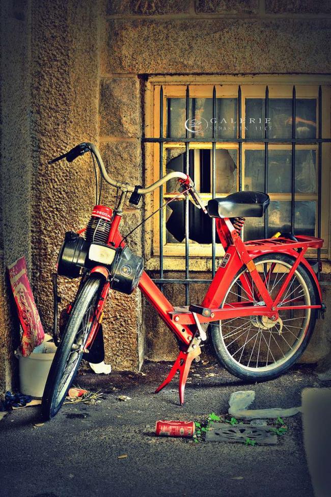 red solex - saint malo - Photographie Photographies d'art en édition limitée Galerie Sébastien Luce
