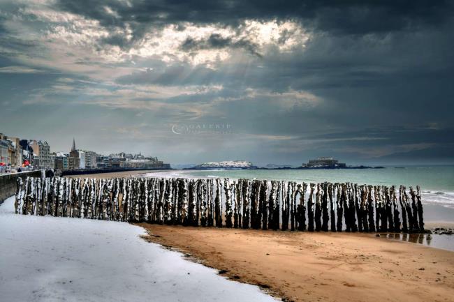 paysage hivernal - saint malo  - Photographie Photographies d'art en édition limitée Galerie Sébastien Luce