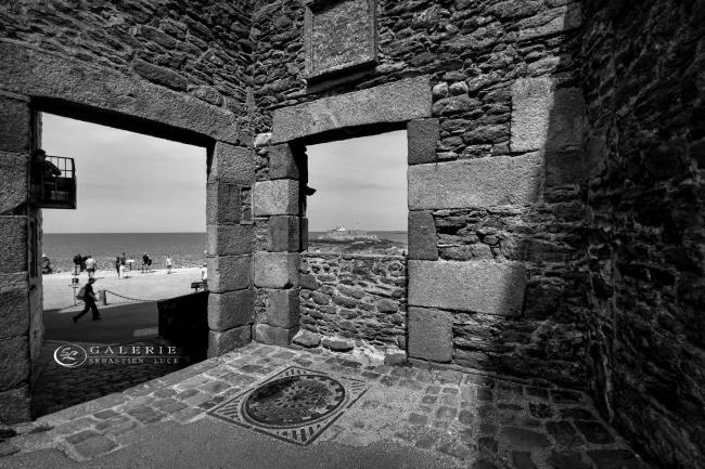 vue mer - saint malo - Photographie Photographies par thématiques Galerie Sébastien Luce