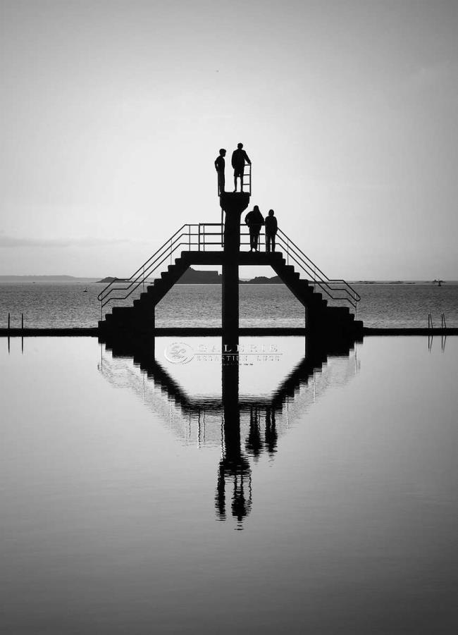 saint malo sur un podium - Photographie Photographies par thématiques Galerie Sébastien Luce