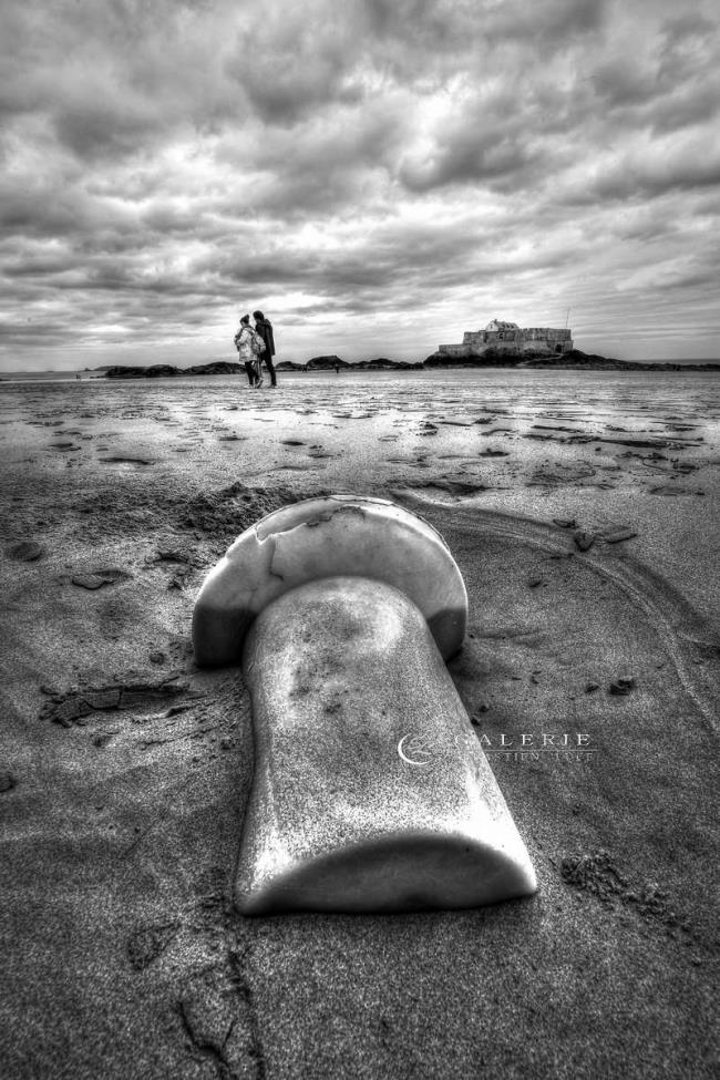 flèche maritime - st malo - Photographie Photographies par thématiques Galerie Sébastien Luce