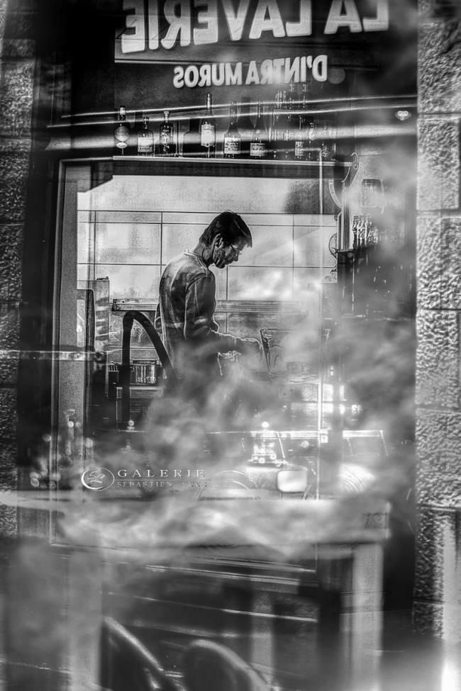 Le cuisinier - Saint Malo - Photographie Photographies d'art en édition limitée Galerie Sébastien Luce