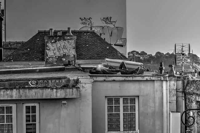 sur les toits de st malo - Photographie Photographies par thématiques Galerie Sébastien Luce