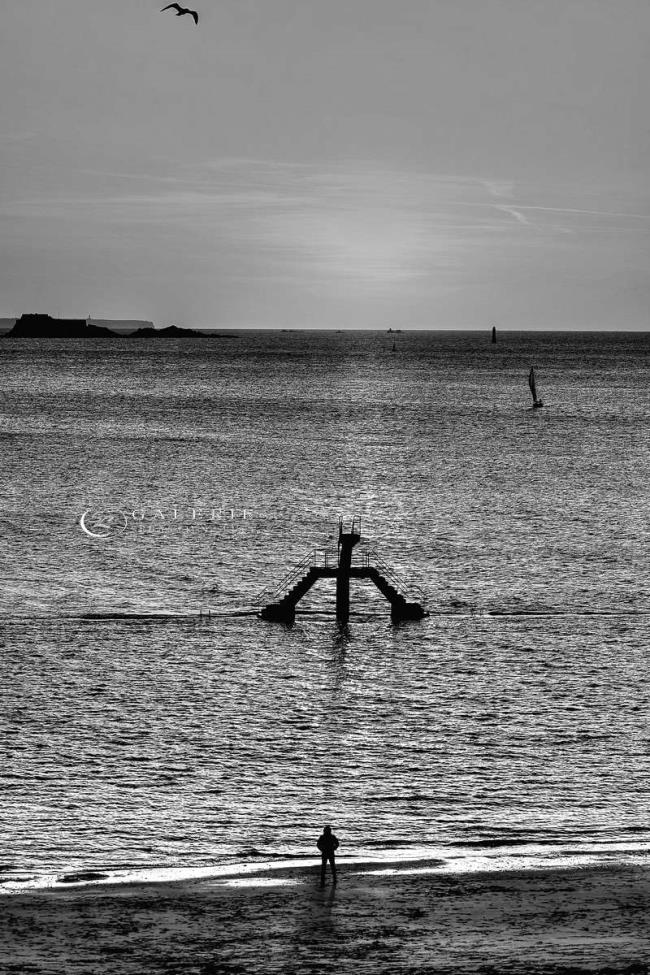 face à la mer - saint malo - Photographie Photographies par thématiques Galerie Sébastien Luce