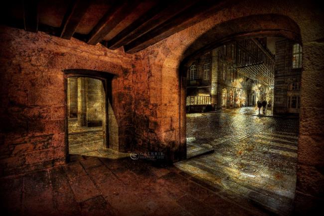 sous l arche - saint malo  - Photographie Photographies d'art en édition limitée Galerie Sébastien Luce