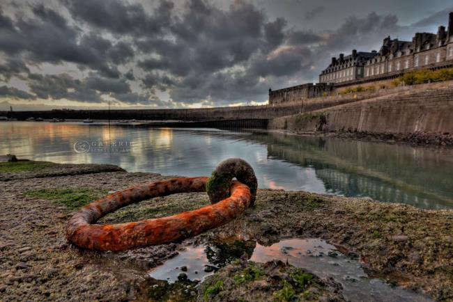 Anneau d amarrage - st malo - Photographie Photographies par thématiques Galerie Sébastien Luce