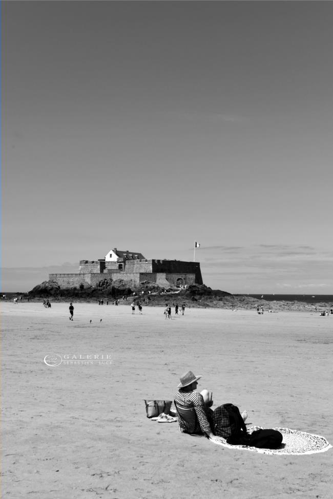 Bain de Soleil - Saint Malo - Photographie Photographies par thématiques Galerie Sébastien Luce