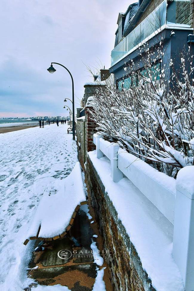 hiver malouin  - Photographie Photographies d'art en édition limitée Galerie Sébastien Luce