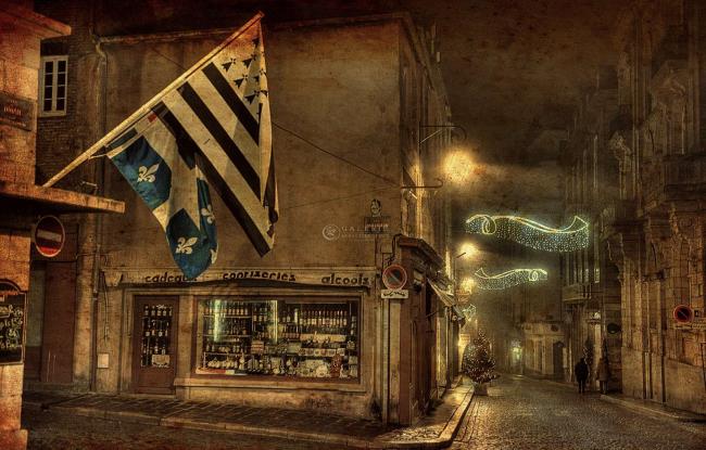 Rue de Dinan - Saint Malo - Photographie Photographies d'art en édition limitée Galerie Sébastien Luce